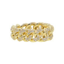 Load image into Gallery viewer, Cuban Link Chain Rings (3 colors)