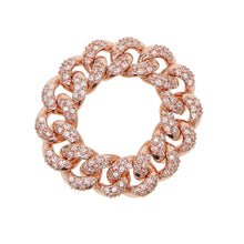 Load image into Gallery viewer, Cuban Link Chain Rings (3 colors)