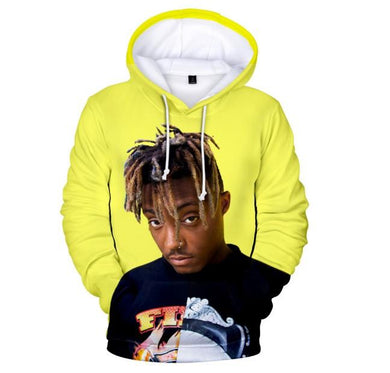 Juice Wrld Men's Long Sleeve Hoodies (10% of sale will be donated to Amy Winehouse Foundation) - deedeelev